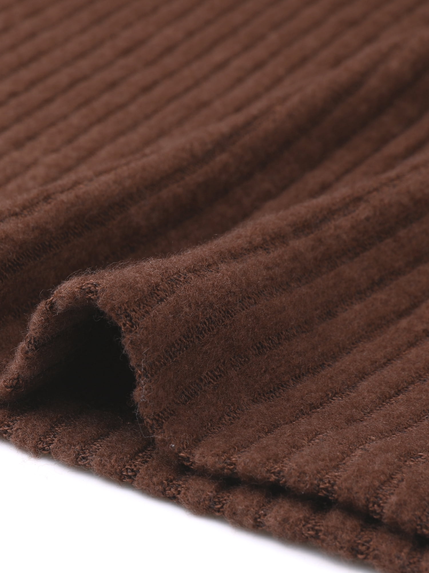 DARING DIVA Midi Pullover Knit Sweater Dress S Brown
