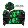 thumbnail image 2 of Haiem Green Monster Pattern Luggage Cover Printed Suitcase Covers for Luggage Elastic Washable Suitcase Protector Fits 18-32 Inch Luggage-Large, 2 of 7