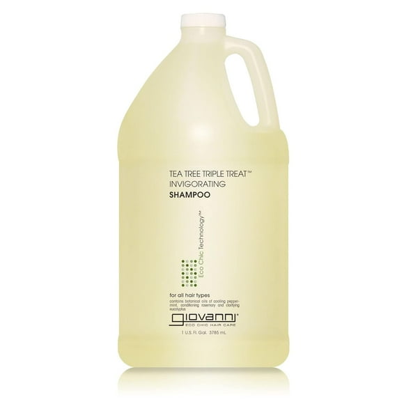 GIOVANNI Tea Tree Invigorating Shampoo - Special Clarifying Shampoo w/Organic Natural Oils for Women & Men, Cleansing & Moisturizing for Thin Hair, Rosemary, Eucalyptus