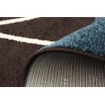 thumbnail image 3 of Tapis ECARPETGALLERY Cosi Bleu & Brun, 3 of 9