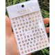 thumbnail image 1 of 1 UNIDS Nuevo Alfabeto Inglés Pegatinas de Uñas Multi-Color Láser Reflectante Nail Slider Art Cool Text Nail Kit Dengxun unisex, 1 of 2