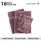 thumbnail image 4 of Juego de toallas de baño LANE LINEN, 100% algodón mercerizado, 16 piezas, 4 of 9
