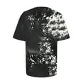 thumbnail image 6 of Women Fashion Printed Round Neck Short Sleeve T Shirt Halloween Printed T Shirt Top, 6 of 6