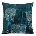 thumbnail image 1 of VargottamSquare Pillow Cover - Decorative Pillow Covers18x18 Inches,PrintedTeal BlueThemePillowcase, DecorativeSquareCushionCovers, 1 of 1