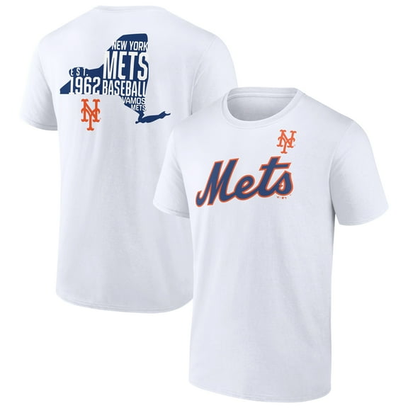 Men's White New York Mets Team Hot Shot T-Shirt
