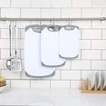 thumbnail image 3 of Freshware Cutting Board with Juice Grooves, Reversible, BPA-Free, Non-Porous, Dishwasher Safe, Kitchen, Set of 3 Freshware NA, 3 of 8