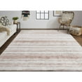 thumbnail image 2 of Feizy Mackay Transitional Stripes, Tan/Ivory/Pink, 5' x 8' Area Rug Sheen Fade Resistant Casual Floor Rug for Living room Bedroom, 2 of 7