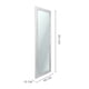 thumbnail image 5 of Espejo Grande Decorativo PASPARTU FRAMES 46x143 cm Plata Con blanco, 5 of 5