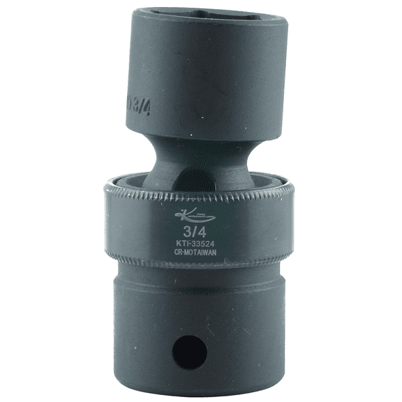K-Tool 33524 3/4x1/2" Drive 6pt Fractional SAE Standard Impact Flex Socket