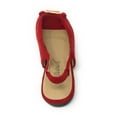 thumbnail image 4 of Victoria K Women's Bow With Gold Buckle Ballerina Flats, 4 of 5