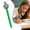Green, variant on 1Pcs 5.91in Yellow Barrel Floral Retractable Gel Ink Pen, Consistent Flow Black Rollerball Pen, Decorative Daisy Writing Pen for Journaling & Office Decor