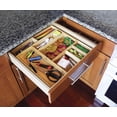thumbnail image 2 of Lipper International 8180S Bamboo Wood Stacking Drawer Organizer Box, 3" x 6", Set of 2, 2 of 5
