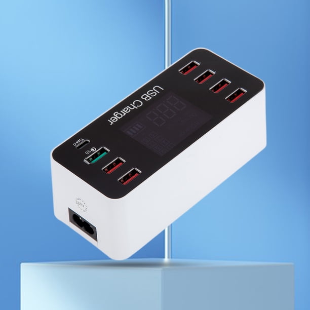 Teléfono de 40W que carga el hogar del teléfono del cargador USB del puerto múltiple para el teléfono (enchufe de la UE)