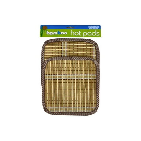 Bulk Buys GH407-36 Bamboo Hot Pads