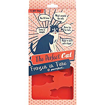 Ice Cube Tray The Perfect Cat  BPA  free  Silicone Mold 