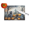 thumbnail image 3 of Keeshond Spooky Halloween Glass Cutting Board Large 12 in x 15 in, 3 of 5