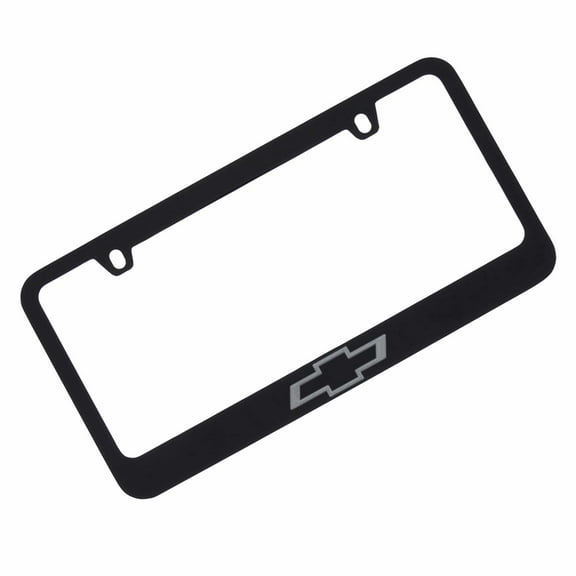 Chevrolet Bowtie License Plate Frame (Black)