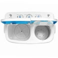 thumbnail image 6 of Portable Spin Dryer,Washing Machine, Twin Tub 13.4Lbs Capacity, Washer(8Lbs) and Spinner(5Lbs), Durable Design, Semi-Automatic Compact Laundry Washer for RV, Apartments and Dorms, Blue+White, 6 of 9