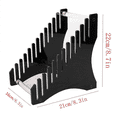 thumbnail image 4 of 2X Vinyl Record Storage Holder Vinyl IP Records Stand - Album Storage Organizer Display Stand Book Display Stand, 4 of 6