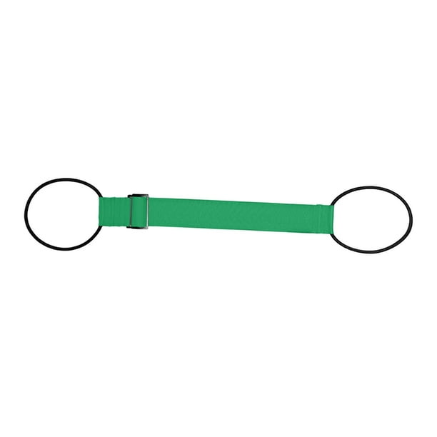 Correa de equipaje ajustable para llevar maletas y camping. Verde
