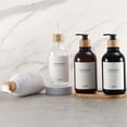 thumbnail image 4 of Bathroom Soap Pump Dispenser Shampoo Bottle Kitchen Dish Wood Pump Bottle Refill Shower Gel Hand Liquid Container, 4 of 8
