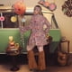 thumbnail image 2 of Plus Size Hippie Costume Women 60s 70s Disco Outfits Halloween Party Dress Set, 2 of 5