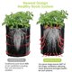 thumbnail image 5 of Ounissouiy Bolsa para cultivo de patatas, contenedor para plantas, jardinera DIY, maceta de tela, herramienta para jardín vegetal Jardín y Patio No.2 Ounissouiy HA026182-02, 5 of 6