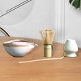 thumbnail image 1 of 4x de Matcha Japonés Accs con Cuenco de Cerámica Tradicional Multiusos con Soporte Profesional con Cucharilla para l Principiante D BLESIY batidor de matcha, 1 of 4