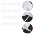 thumbnail image 1 of KONTONTY 24Pcs Bulk White Paper Plastic for Classroom Activity Fun Decorative, 1 of 8