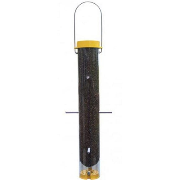 Droll Yankees Inc BUF16 Nyjer 16 inch Bottoms Up Finch Feeder- Yellow