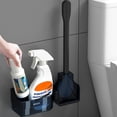 thumbnail image 5 of Kripyery Toilet Brush Detachable Flexible Soft Bristles Wall Mounted Toilet Cleaning Brush Household Supplies, 5 of 8