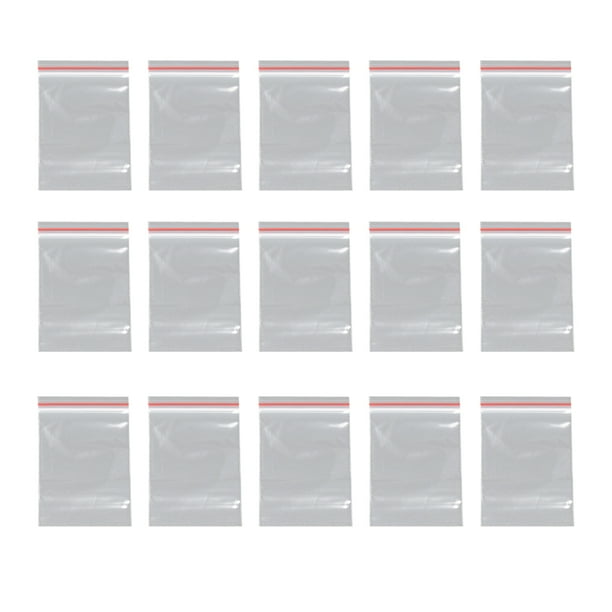 FELTECHELECTR Bolsas de plástico transparentes con cremallera para almacenamiento de alimentos, 500 unidades (7 x 10 cm)