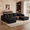 Black, variant on Cubente 134.7" Modular Cloud Sectional Sofa, Cloud Boneless Couch No Assembly Required U-Shaped Couches with Chaises, Oversized Sofa with 4 Seats for Living Room