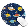thumbnail image 2 of Disketp Planets and Stars Small Mouse Pad 7.9x7.9 Inches,Washable Round Mousepad for Office Laptop Computer,Non-Slip Rubber Base Mouse Pads for Wireless Mouse, 2 of 8
