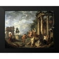 thumbnail image 2 of Panini, Giovanni Paolo 18x15 Black Modern Framed Museum Art Print Titled - Ruins of Architecture, 2 of 5