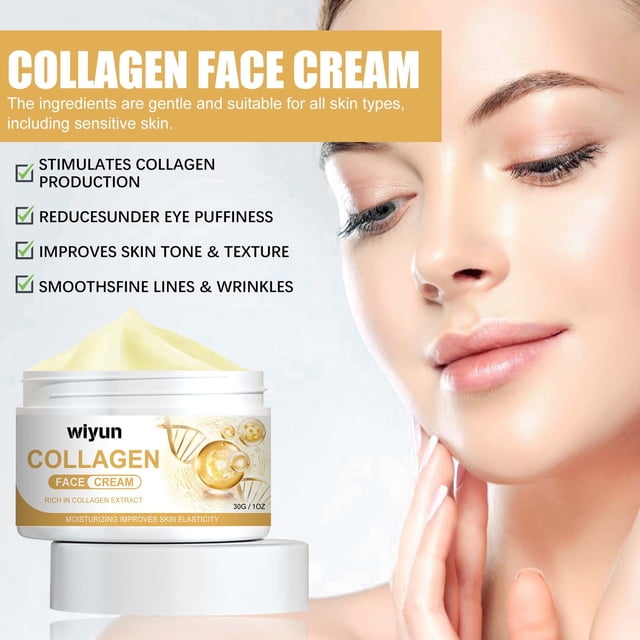 Crema Facial Hidratante Ganfancp con Hialurónico, Hidrata y Alisa para Todo Tipo de Piel 30G