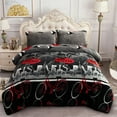 thumbnail image 2 of JML 3 Piece King Sherpa Fleece Bed Blanket Set,Heavy Thick Borrego Blanket 79"x91",6.5lb, 2 of 6