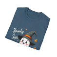 thumbnail image 4 of Spooky Sips Ghost Witch Hat Fall Halloween T-Shirt, 4 of 4