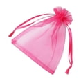 thumbnail image 2 of Fruit Protection Bags M 3.9x5.9in Organza Drawstring Rose Red Insect Barrier Netting Pouches for Orchard Garden Farm Pest Prevention, 2 of 6