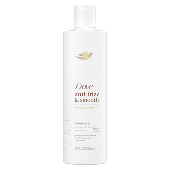 Dove Nutritive Anti-Frizz Oil Therapy Shampoo W/ Almond Oil 12 oz, Pack of 2