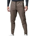 thumbnail image 2 of WREESH Men's Sweatpants Fashion Drawstring Elastic Waist Multi-Pocket Casual Length Pants Brown, 2 of 5