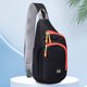 thumbnail image 1 of Riñoneras informales para hombre, nailon ajustable, accesorios para deportes al aire libre (negro), 1 of 6