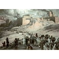 thumbnail image 2 of Tissot, James 32x23 White Modern Wood Framed Museum Art Print Titled - Flight of The Prisoners, 2 of 4
