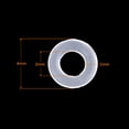 thumbnail image 2 of Anillos de Sellado de Silicona Uxcell 0.16" OD 0.08" ID 0.04" Ancho Blanco Paquete de 100, 2 of 2