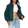 thumbnail image 1 of RXMEKW Cropped Jacket Women, Vintage Leather Jacket with Oversized Functional Pockets, 1 of 7