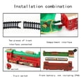 thumbnail image 3 of Christmas Toy Train Electric Rail Car Lights Children Car Gift, 3 of 5