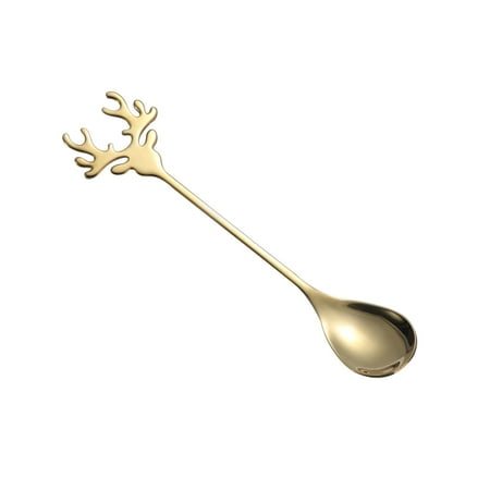 

Kitchen Items Kitchen Accessories Decor Kitchen Gadgets Best Sellers 2022 Christmas Stainless Steel Spoon Elk Coffee Spoon Merry Christmas Ornaments Soup Teaspoons Gold
