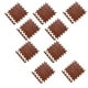 thumbnail image 4 of Juego de 9 piezas de colchonetas entrelazadas de EVA para gimnasio infantil, ideales para que los bebés gateen. Grano de madera marrón, 4 of 5