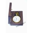 thumbnail image 4 of Vintage Victoria Globe Classic Pocket Watch with Chain and Wooden Box - Timeless Elegance for Men and Women, Gift 46mm, 4 of 4