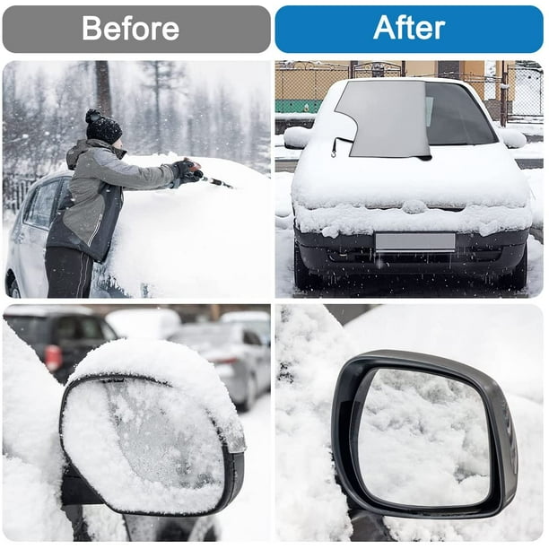 Voiture magnétique pare-brise avant bloc de neige / couverture de de givre  hiver pare-neige Auto avant / pluie / gel / pare-soleil Auto Snow Shield